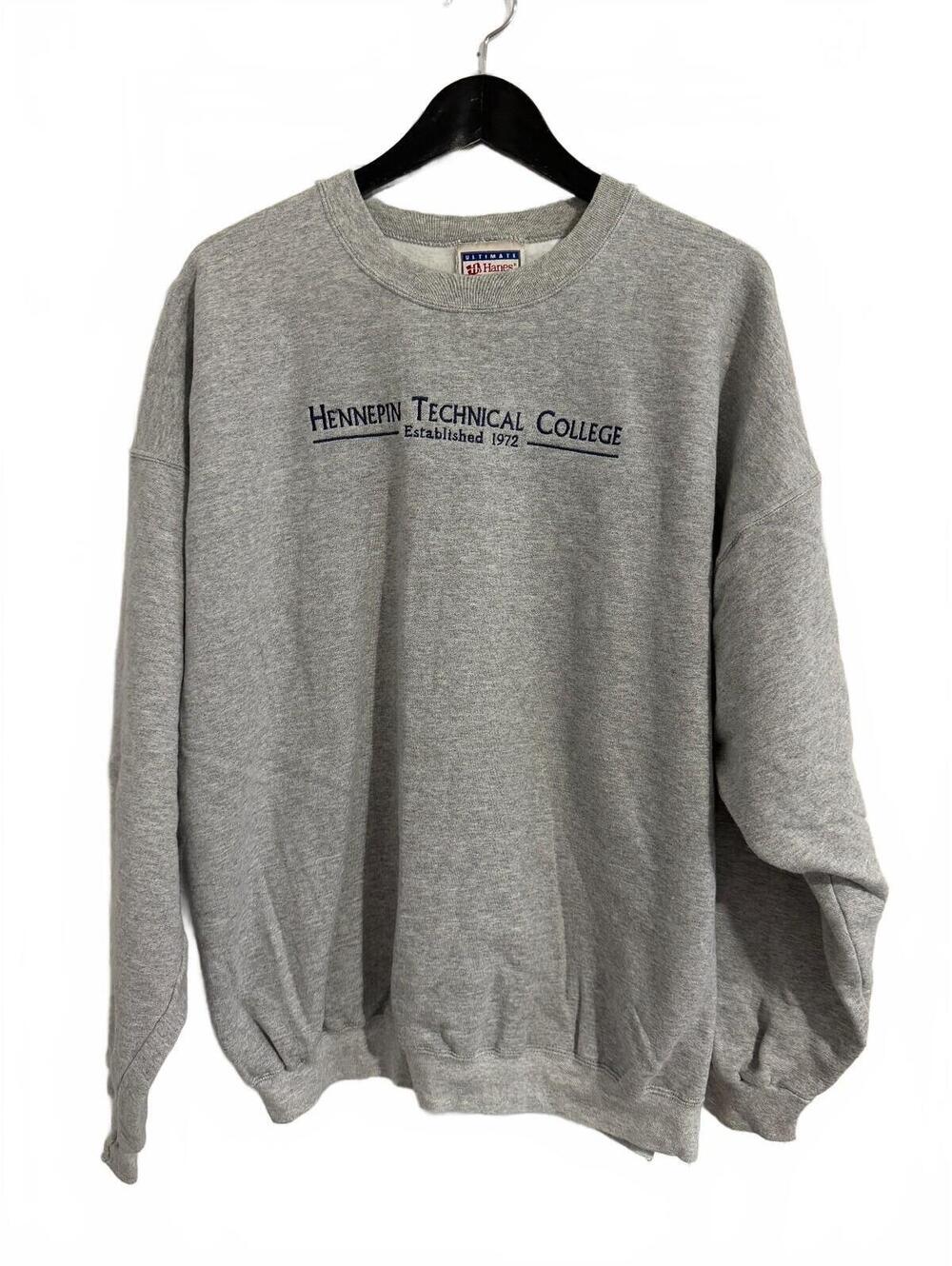 Vintage Hennepin Technical College Crewneck Sweatshirt Sz XL